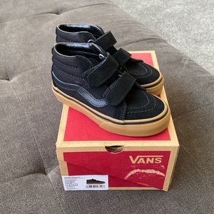 Kids black high tops